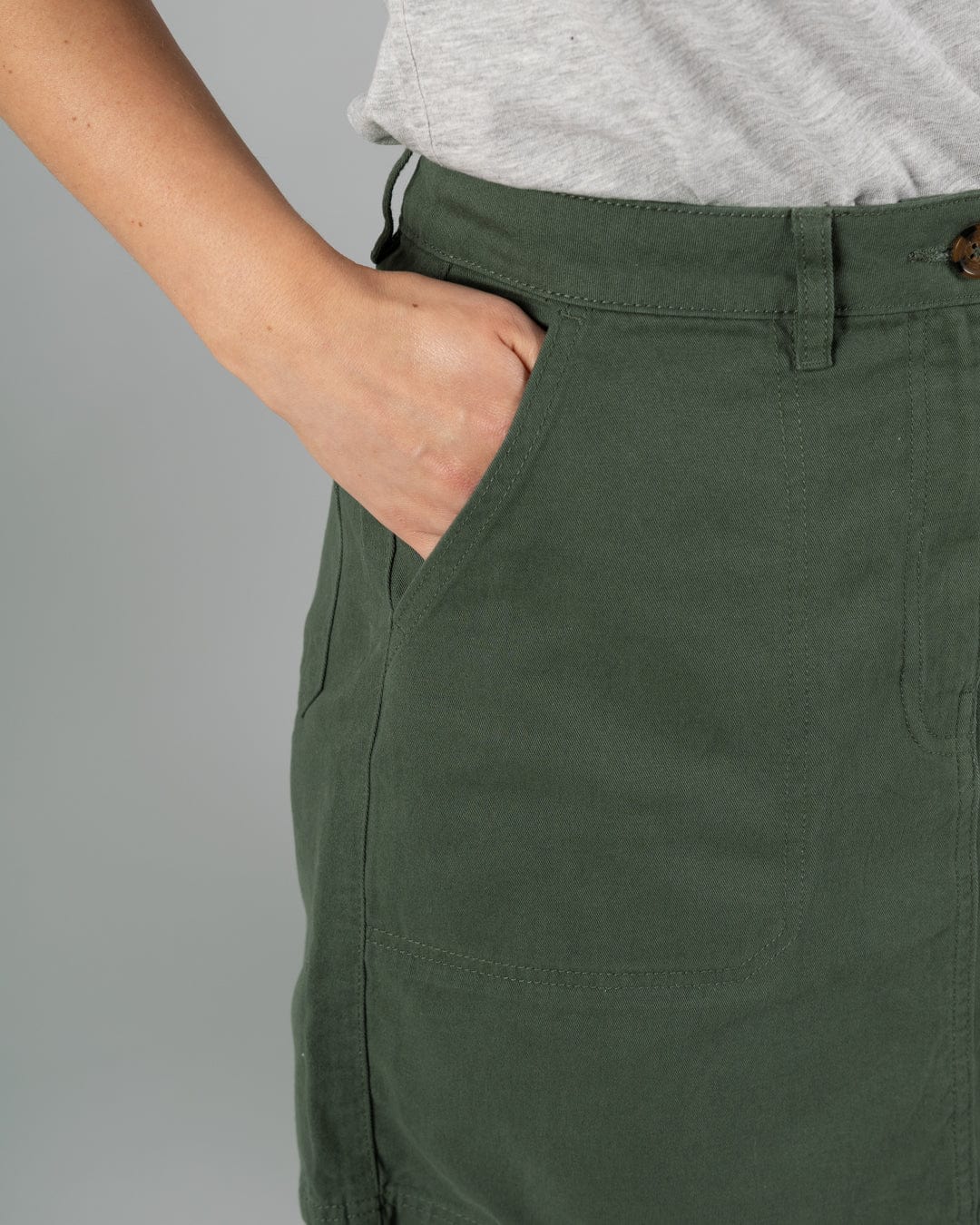 Remi - Womens Skirt - Green