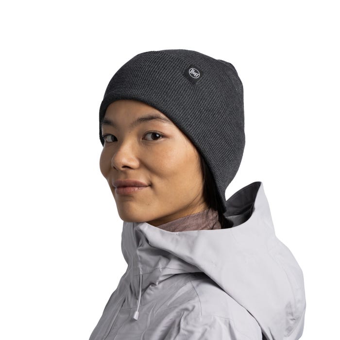 Lilon Grey Heather - Knitted Beanie - BUFF
