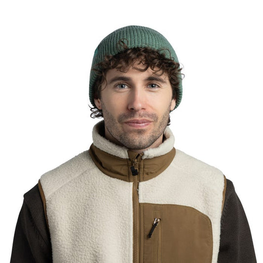 Merix Opaline - Merino Knitted Beanie - BUFF