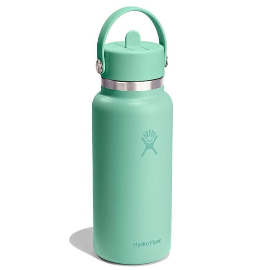 32 oz (946 ml) Wide Mouth with Flex Straw Cap - Mermaid green - Hydro Flask