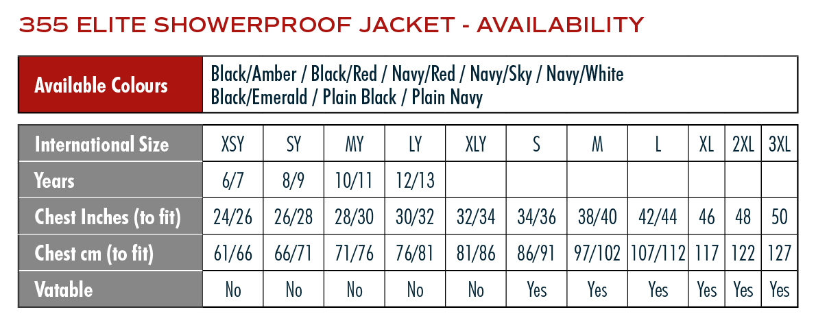 Sean Moloney Tennis - Showerproof Jacket