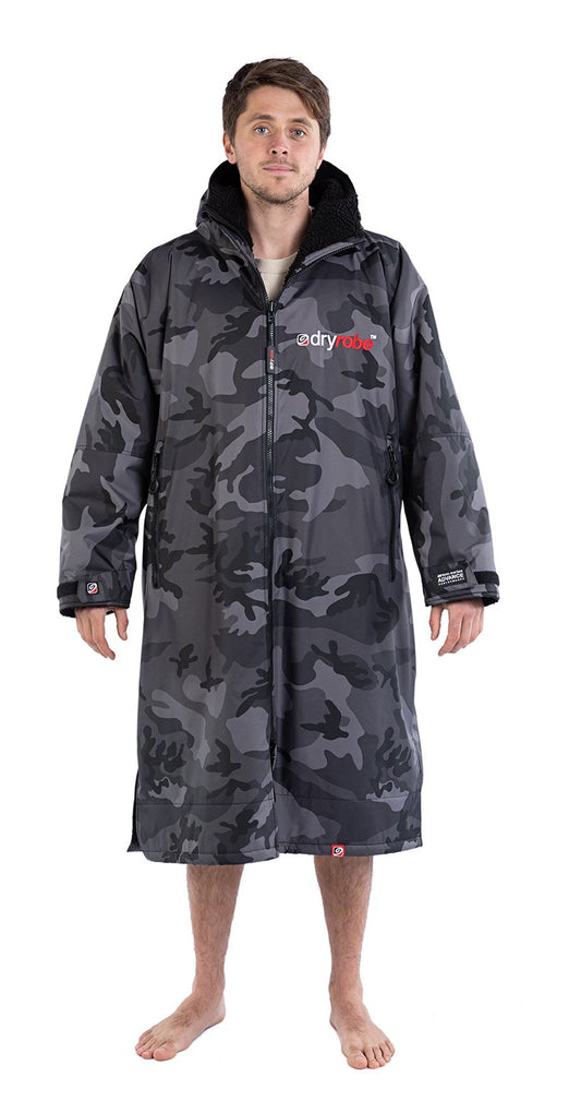 Dryrobe - Long Sleeve Camo Black/Black