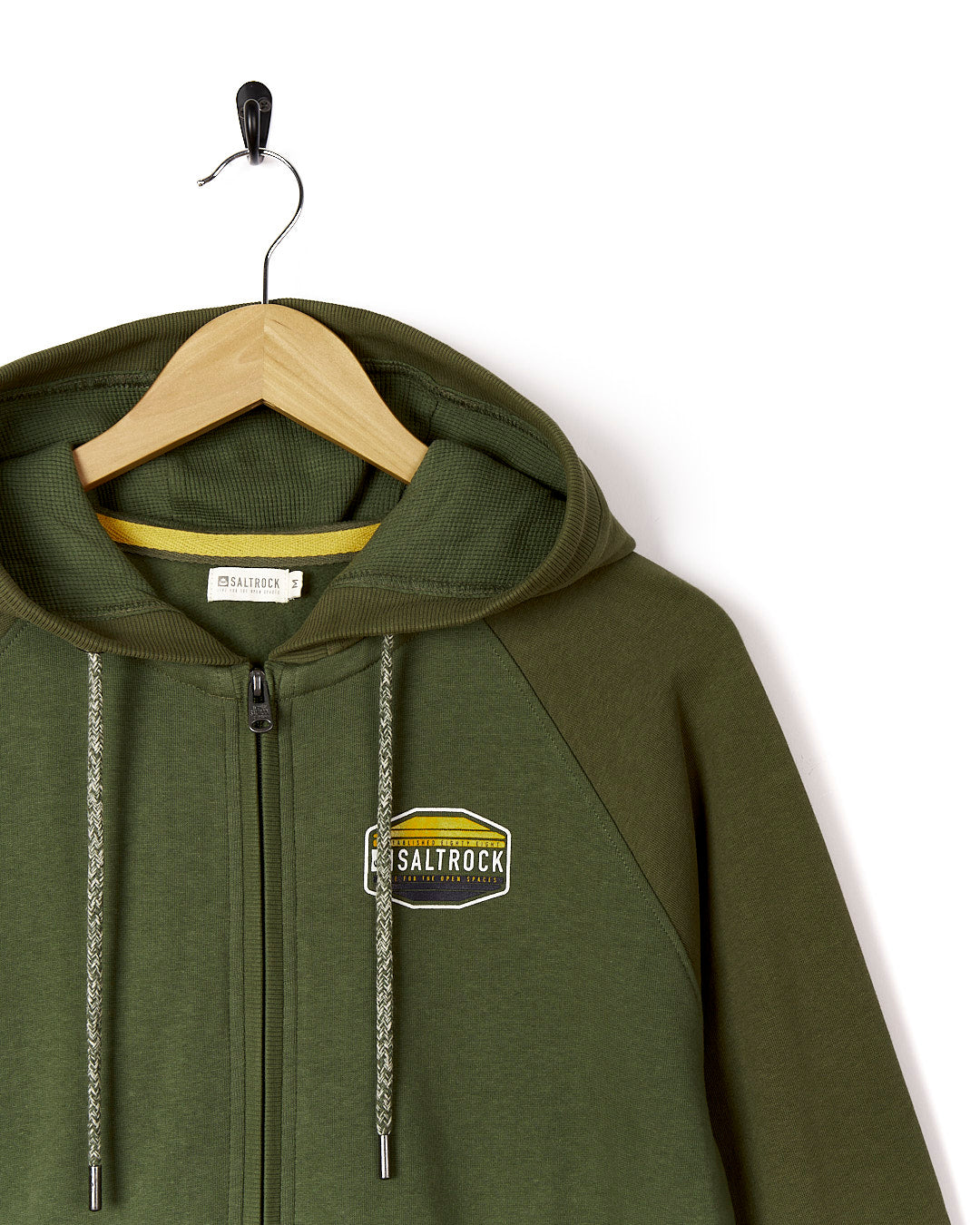 Deck - Mens Zip Hoodie - Dark Green
