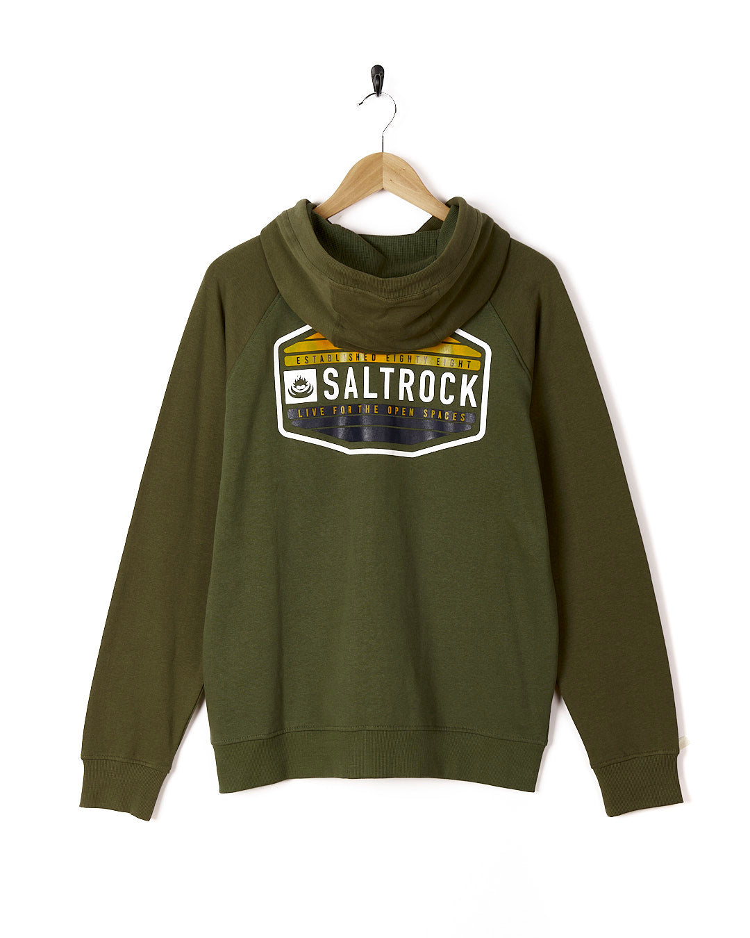 Deck - Mens Zip Hoodie - Dark Green