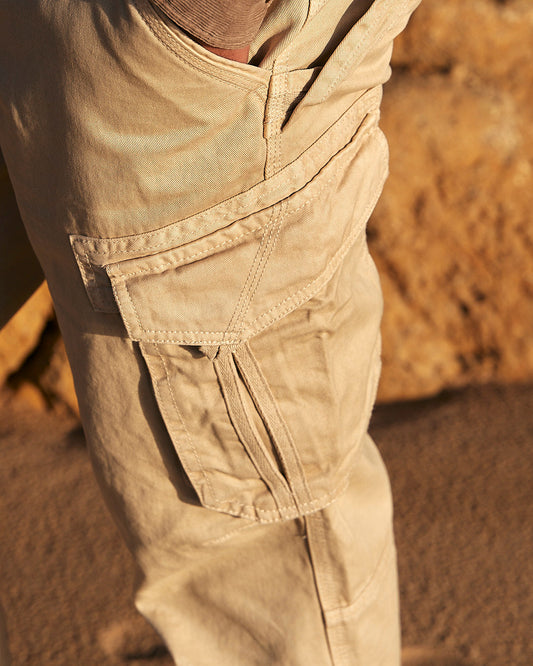 Godrevy - Mens Cargo Trouser - Sand