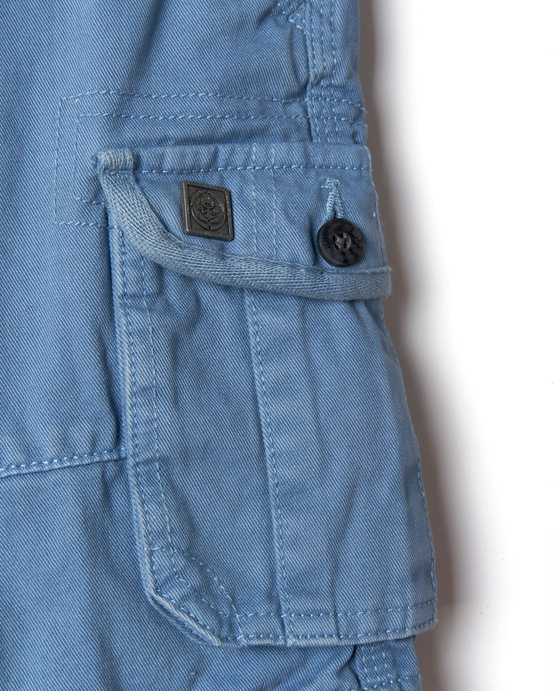 Kaleb - Kids Cargo Short - Light Blue