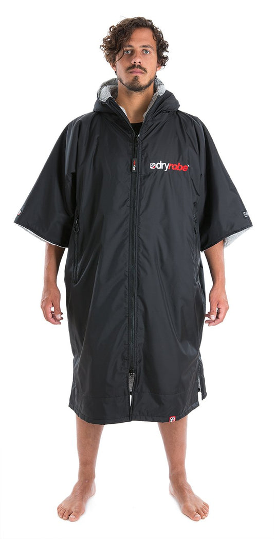 Dryrobe - Short Sleeve Black/Grey