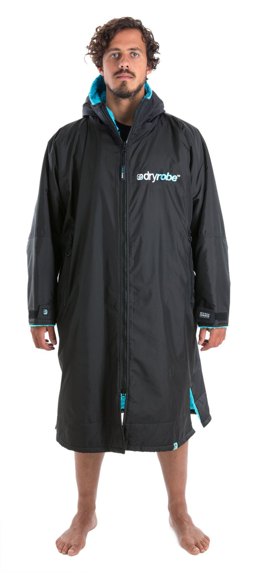 Dryrobe - Long Sleeve Black/Blue