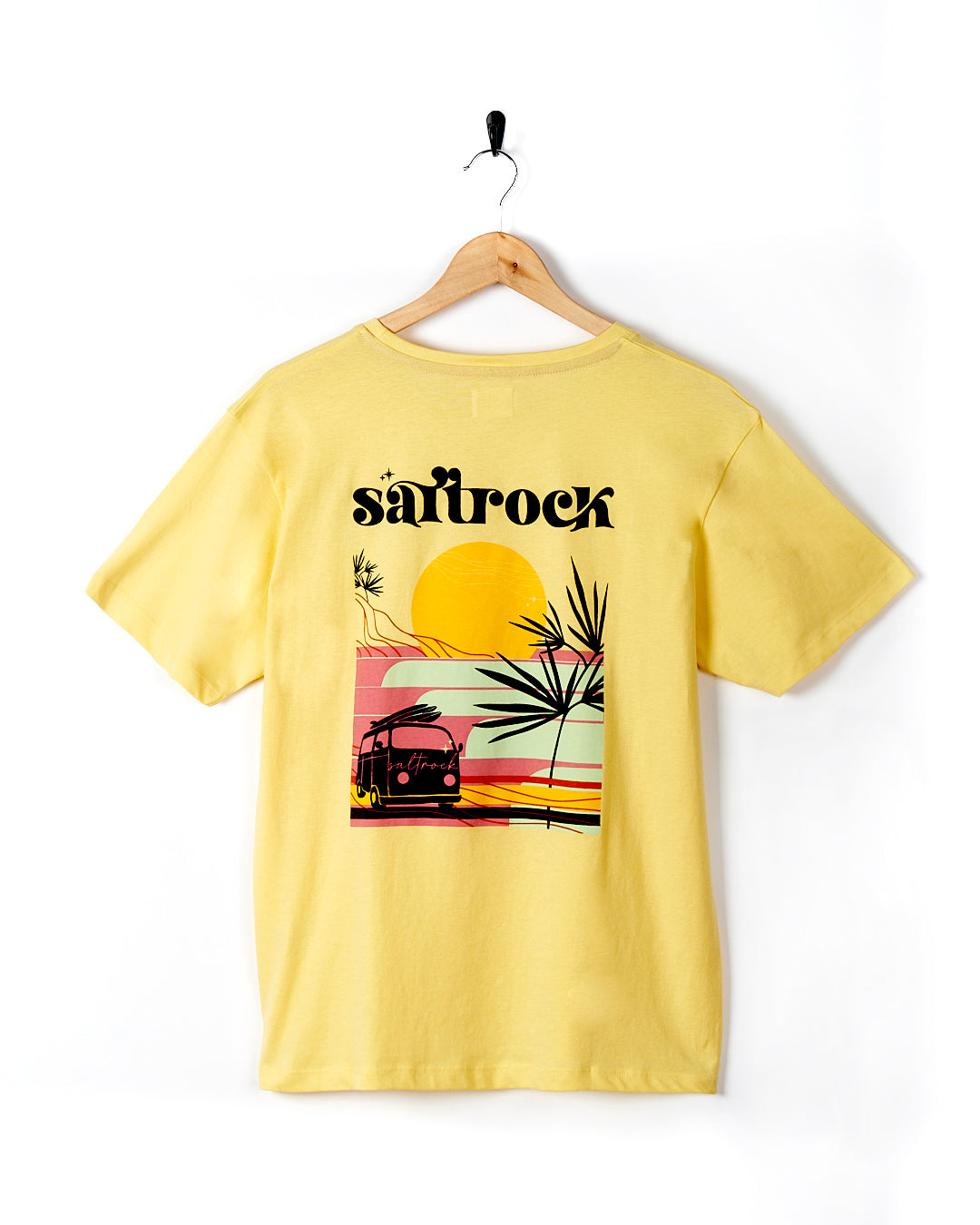 Poster - Womens Short Sleeve T-Shirt - Light Yellow