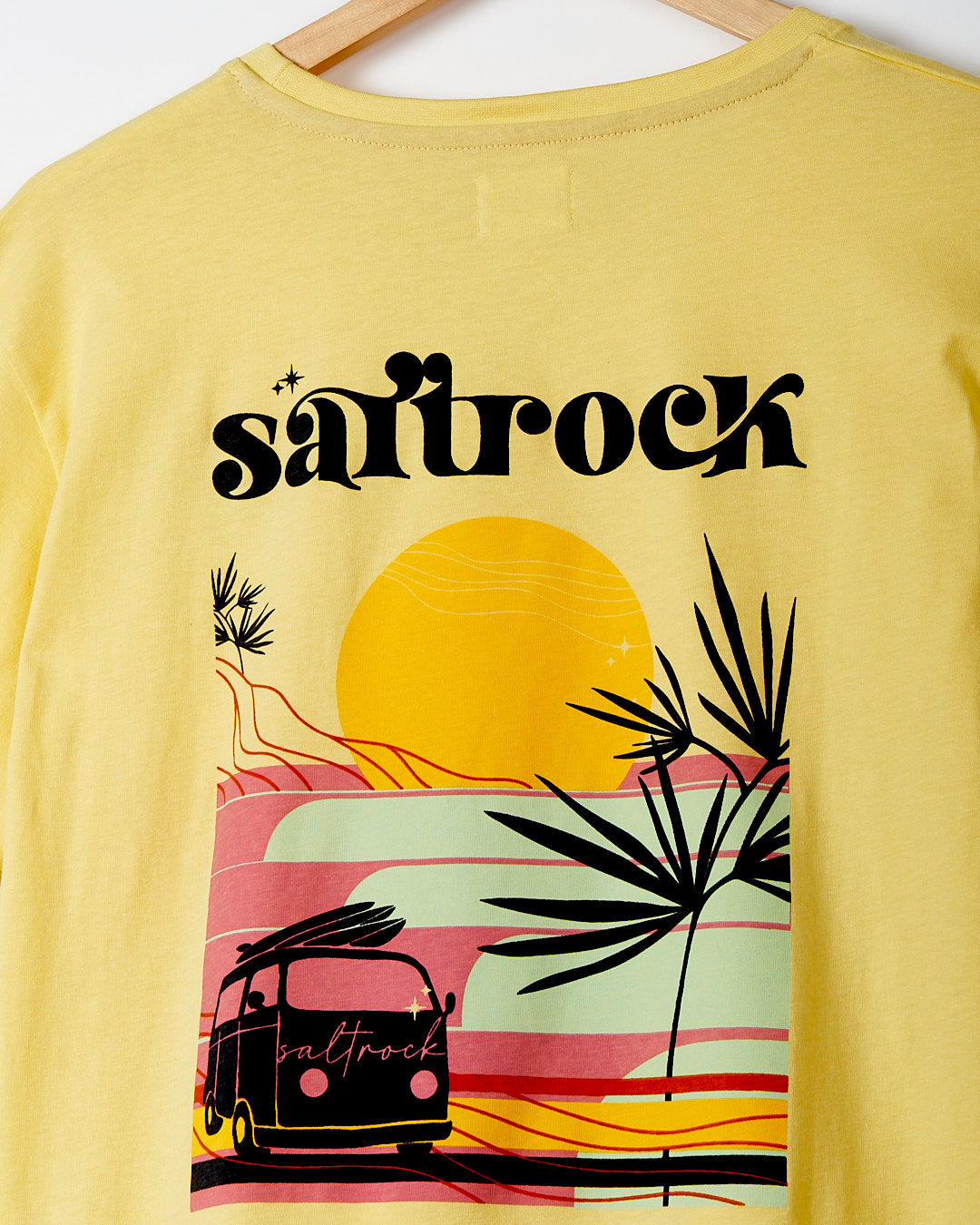 Poster - Womens Short Sleeve T-Shirt - Light Yellow