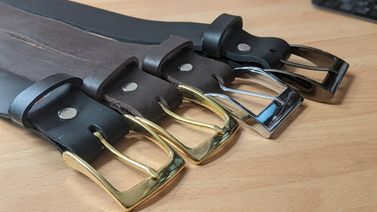 Locally Hand Made Genuine Leather Belt - Beautiful Gift