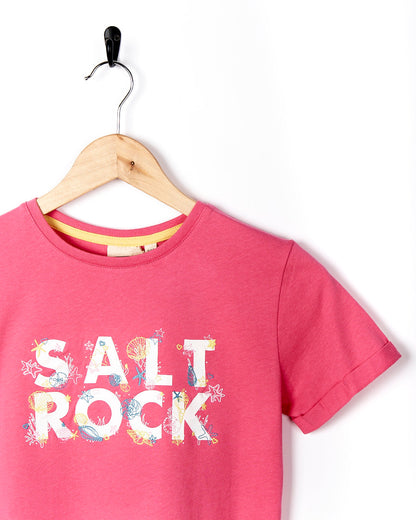 Seabed - Kids Short Sleeve T-Shirt - Pink