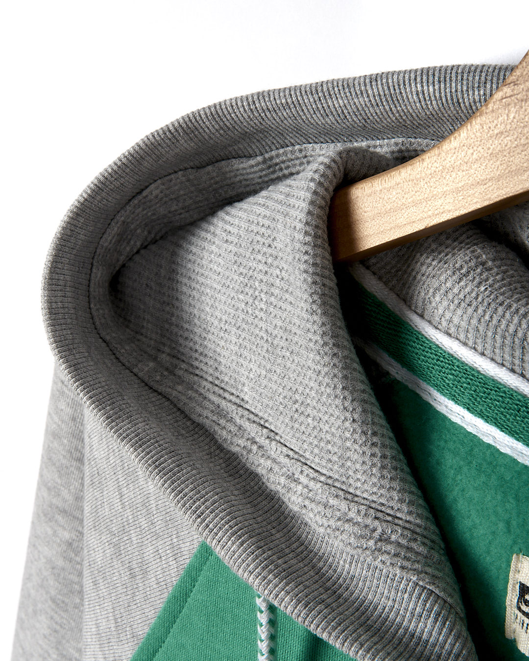 Stencil - Mens Zip Hoodie - Green