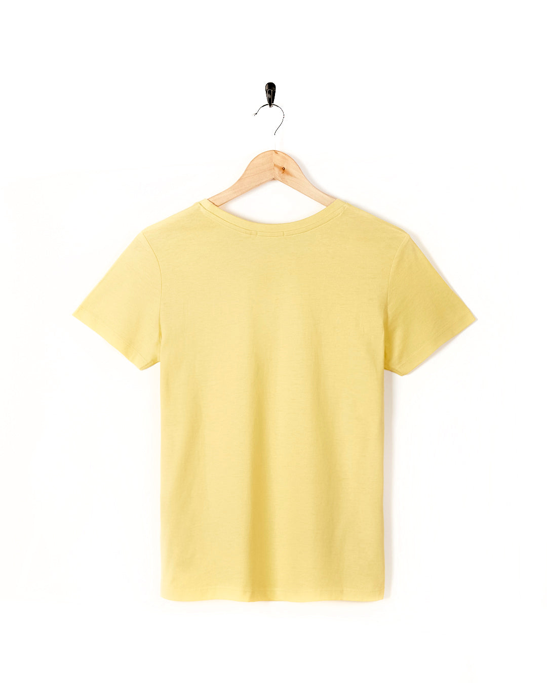 Velator - Womens Short Sleeve T-Shirt - Light Yellow