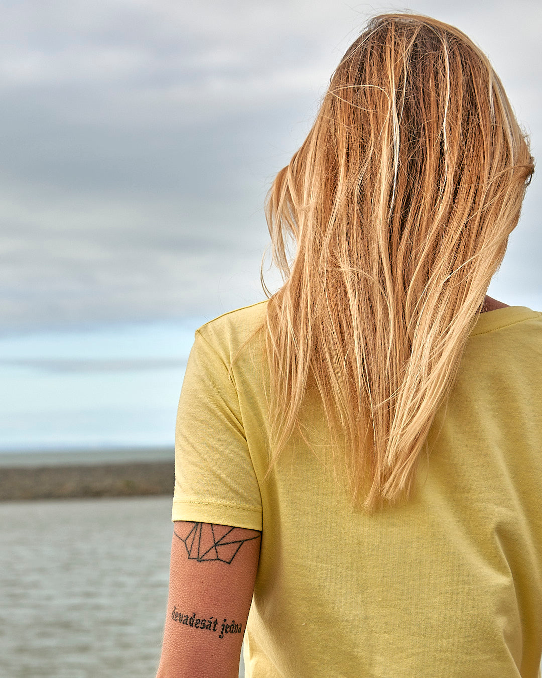 Velator - Womens Short Sleeve T-Shirt - Light Yellow
