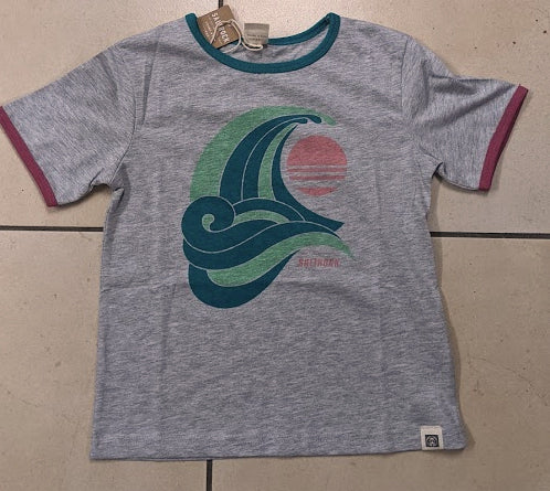 Wave Ringer Kids Tee