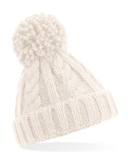 Junior cable knit beanie