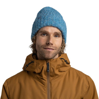Eyla Lake Blue - Knitted & Polar Beanie - BUFF