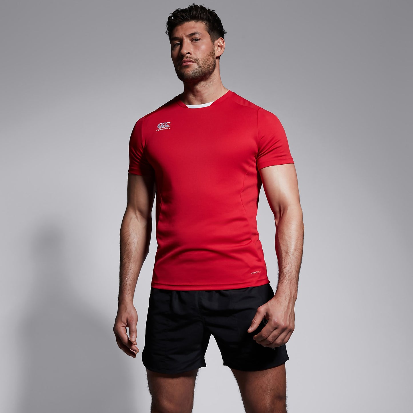MENS CANTERBURY CLUB DRY TEE RED