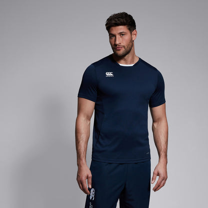 MENS CANTERBURY CLUB DRY TEE NAVY