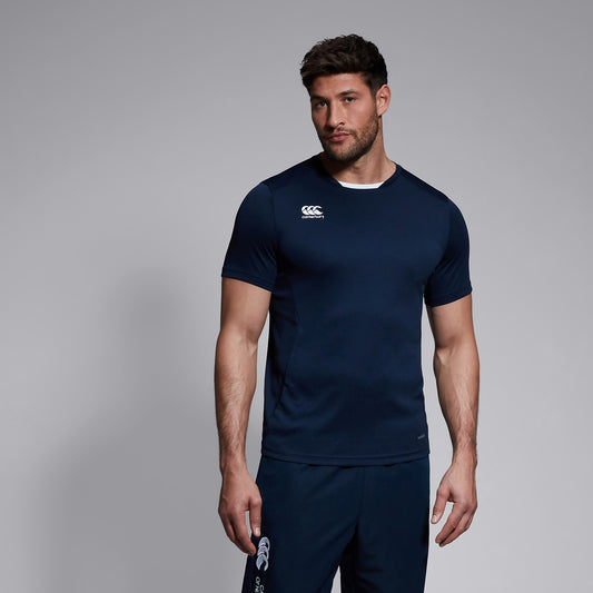 MENS CANTERBURY CLUB DRY TEE NAVY
