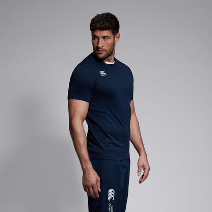 MENS CANTERBURY CLUB DRY TEE NAVY