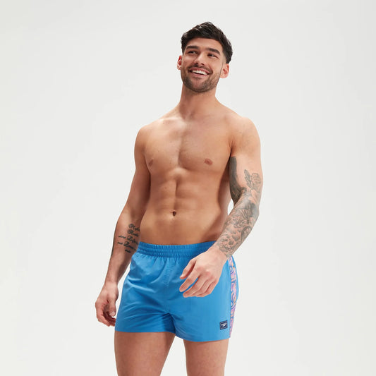 Men's Retro 13" Swim Shorts Blue