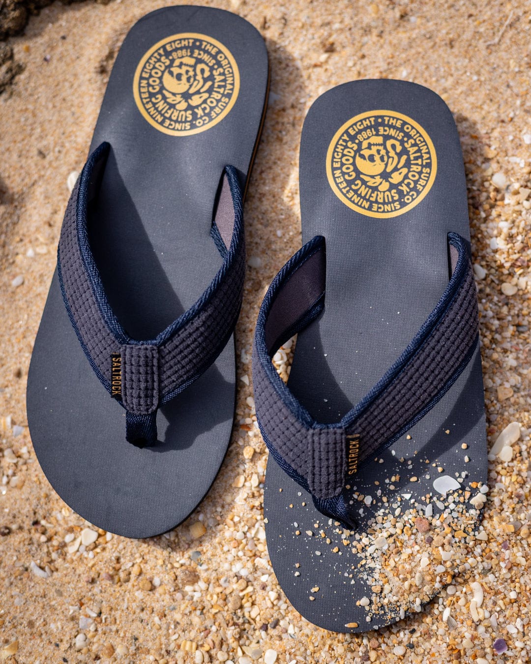 Trail Lines - Flip Flops - Grey