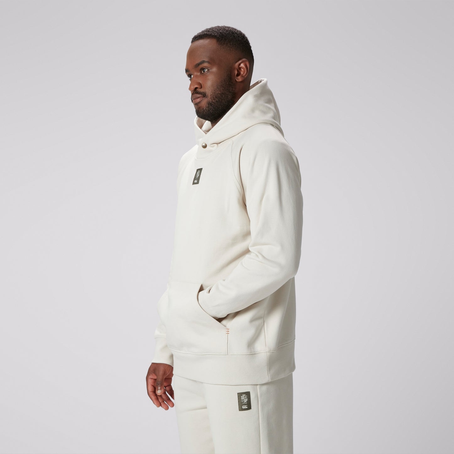 ADULT UNISEX BRITISH & IRISH LIONS OUTBACK FLEECE HOODY WHITE