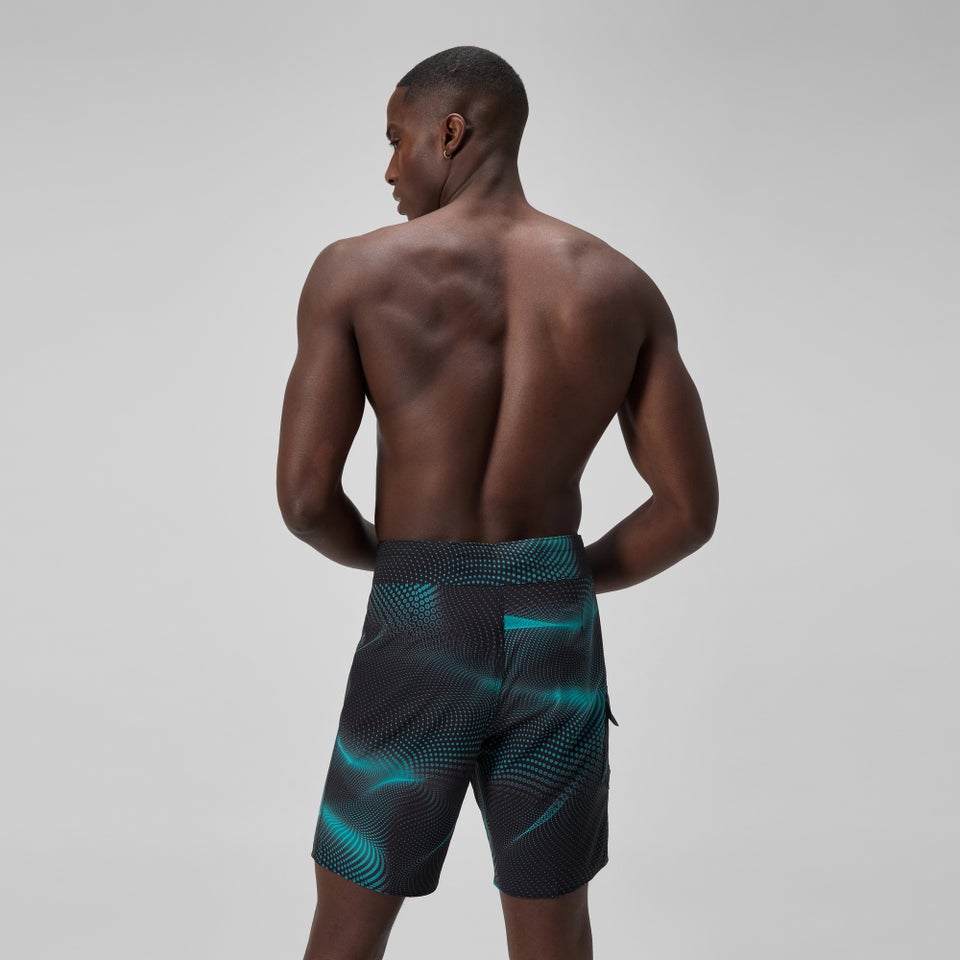Men's Lookout Printed 18" Boardshorts Dark Green
