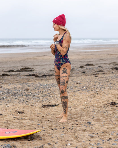 Balance - Womens UPF50+ Swimsuit - Blue Print