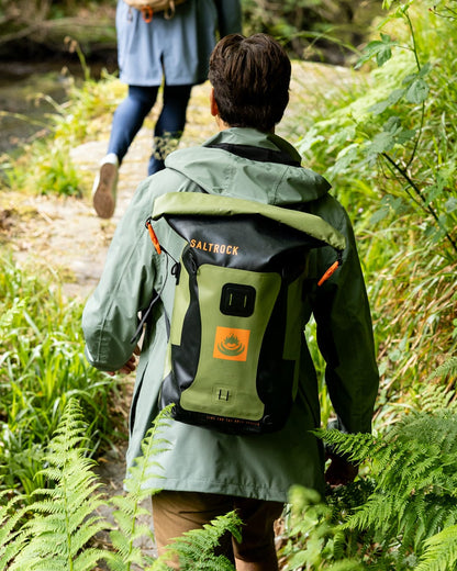 Whistler II -Mens Waterproof Hooded Jacket in Light Green