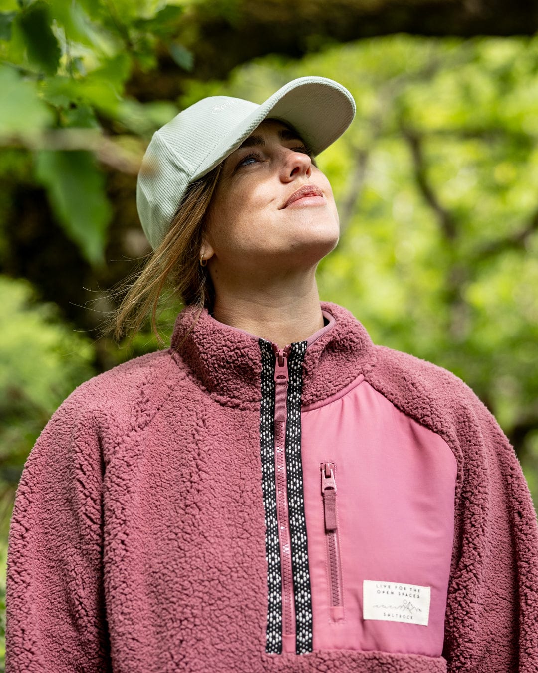 Cube Waffle Cord Cap in Light Green