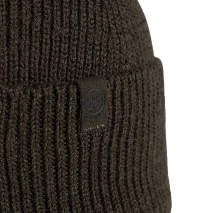 Merix Bark - Merino Knitted Beanie - BUFF