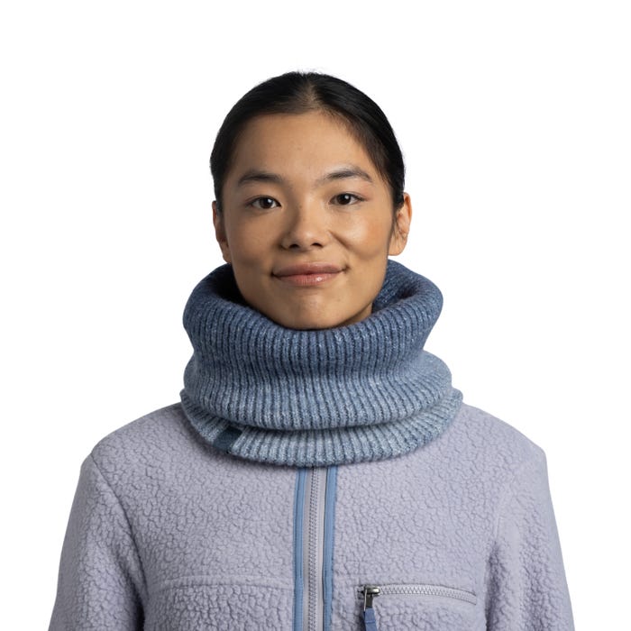 Marin Palace Blue - Knitted & Polar Neck Warmer - BUFF