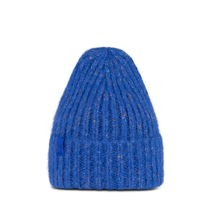 Eyla Royal Blue - Knitted & Polar Beanie - BUFF