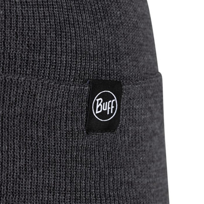 Lilon Grey Heather - Knitted Beanie - BUFF
