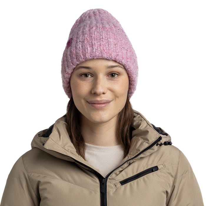 Eyla Purple Lilac - Knitted & Polar Beanie - BUFF