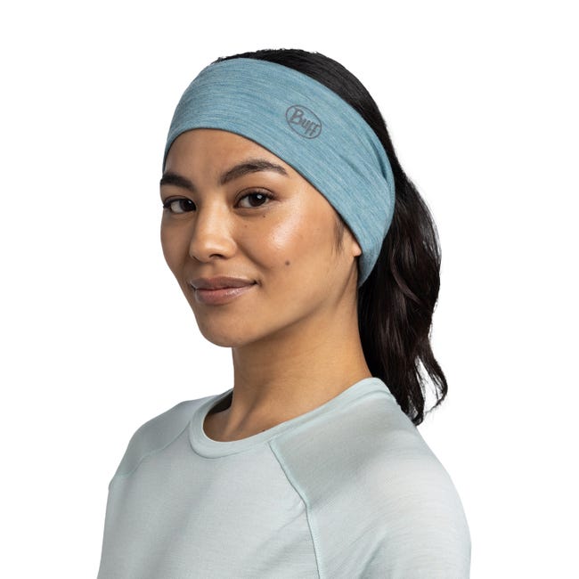 Buff - Lightweight Merino Wool Headband - Solid Pool