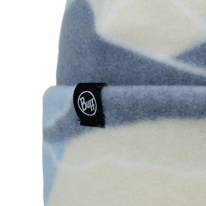 Aguar Blue - Polar Prints Beanie - BUFF