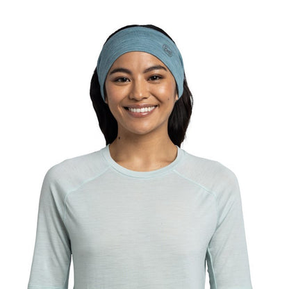 Buff - Lightweight Merino Wool Headband - Solid Pool