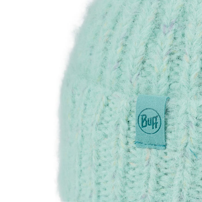 Eyla Mint - Knitted & Polar Beanie - BUFF