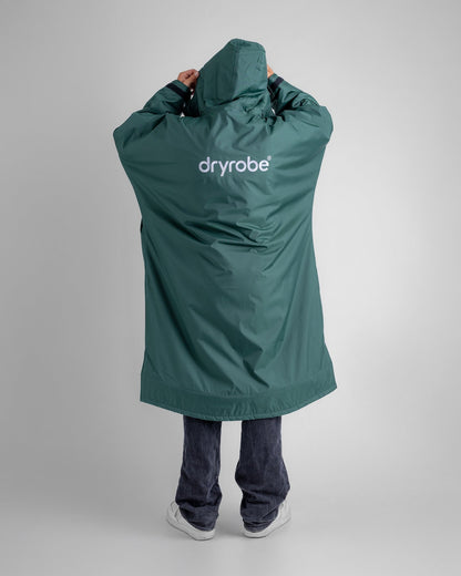 dryrobe Advance Long Sleeve - Dark Green/Grey