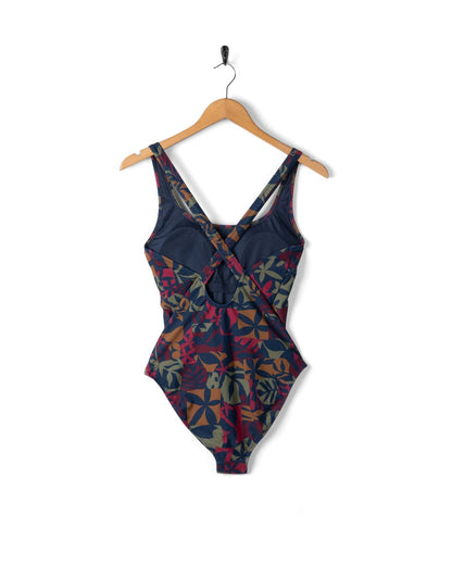 Balance - Womens UPF50+ Swimsuit - Blue Print