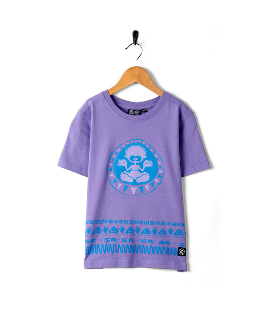 Back in the Day - Boys Short Sleeve T-Shirt - Purple