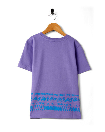 Back in the Day - Boys Short Sleeve T-Shirt - Purple