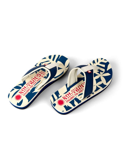 Balance - Womens Flip Flops - Blue