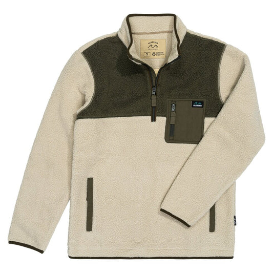 Bleubird Polar 1/4 Zip Fleece - Sand