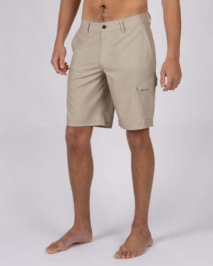 Cargo Amphibian II 21 Mens Hybrid Shorts in Light Brown