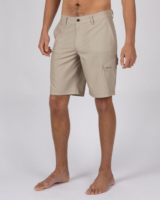 Cargo Amphibian II 21 Mens Hybrid Shorts in Light Brown